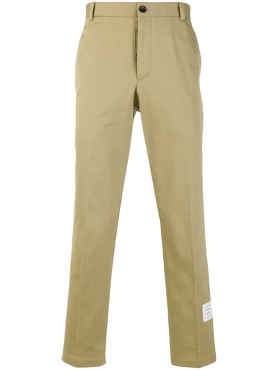 Shop Thom Browne Cotton Twill Unconstructed Chino Trouser In Neutrals