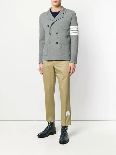 Thom Browne Cotton Twill Unconstructed Chino Trouser In Neutrals
