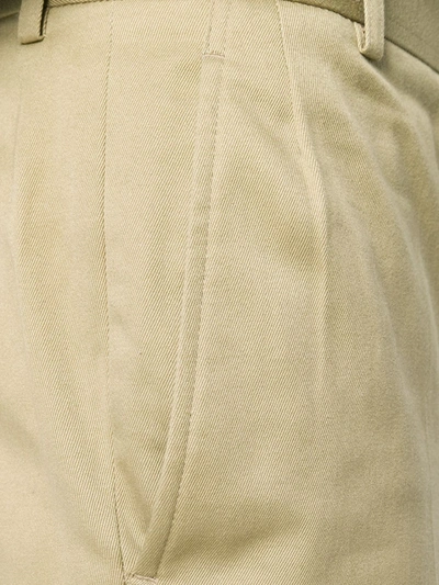 Thom Browne Cotton Twill Unconstructed Chino Trouser In Neutrals