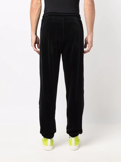 Shop Kenzo Tapered-leg Track Pants In 黑色