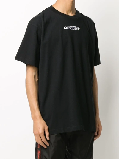 Shop Off-white Hand Painters T-shirt In Black