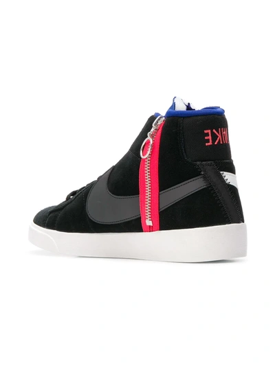 Shop Nike Blazer Mid Rebel Sneakers In Black