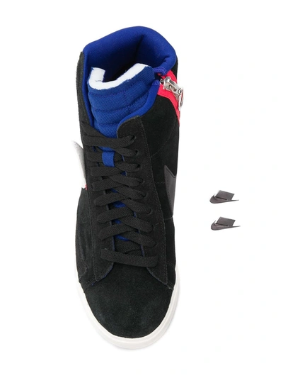 Shop Nike Blazer Mid Rebel Sneakers In Black
