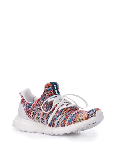 Adidas Originals Knitted Detail Sneakers In Multicolour
