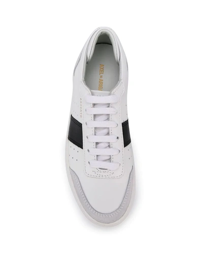 Shop Axel Arigato Lace-up Trainers In White