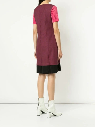 Pre-owned Junya Watanabe A-line Shape Dress In Purple