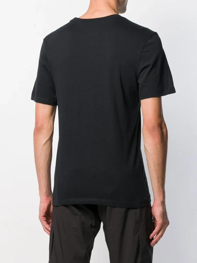 Nike Short-sleeved Swoosh T-shirt In Black