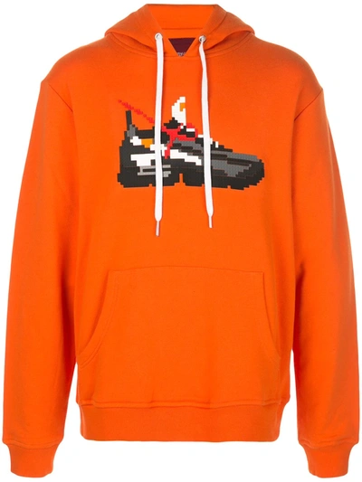 Shop Mostly Heard Rarely Seen 8-bit Virgil 3 Hoodie In Orange