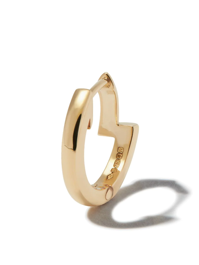 Shop Lizzie Mandler Fine Jewelry 18kt Yellow Gold Interrupted Huggy Single Earring