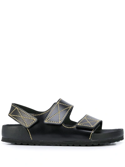 Shop Proenza Schouler X Birkenstock Milano Sandals In Black