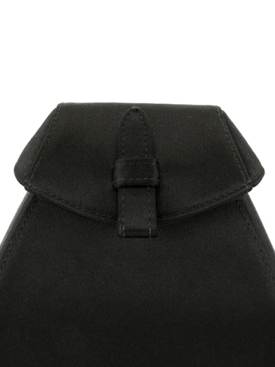 Pre-owned Gucci 1990s Mini Rhinestone Horsebit Backpack In Black