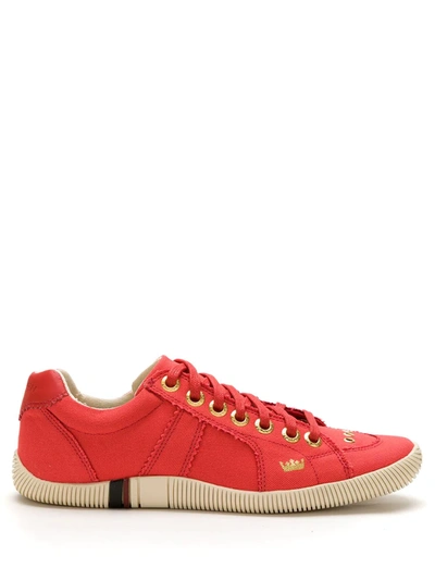 Shop Osklen Canvas Riva Sneakers In Red