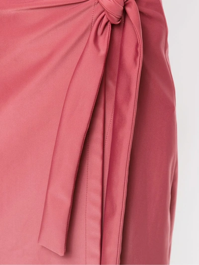 Shop Adriana Degreas Pareo Midi Skirt In Pink