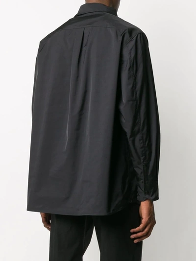 Shop Valentino Vlogo Dreamer Semi-oversize Shirt In Black