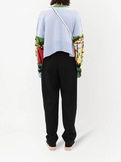 Shop Jw Anderson Sailboat Knit Wool Jumper In Multicolour