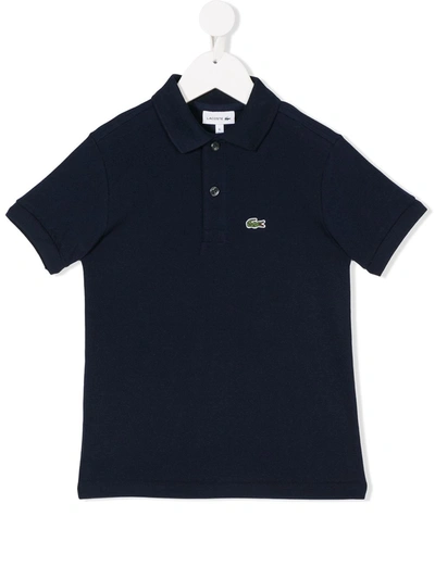 Lacoste Little Boys Classic Polo Shirt In Blue