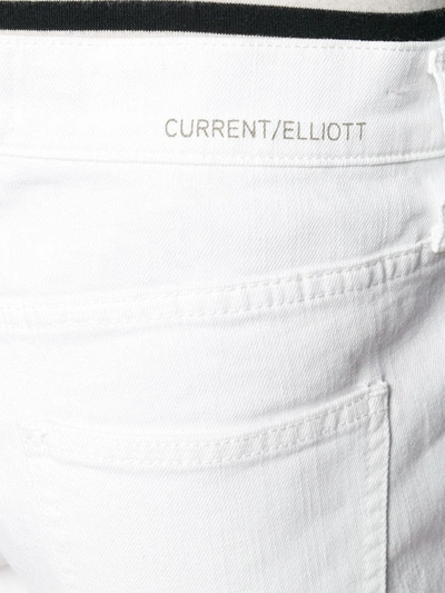 Shop Current Elliott Straight Leg Jeans In White