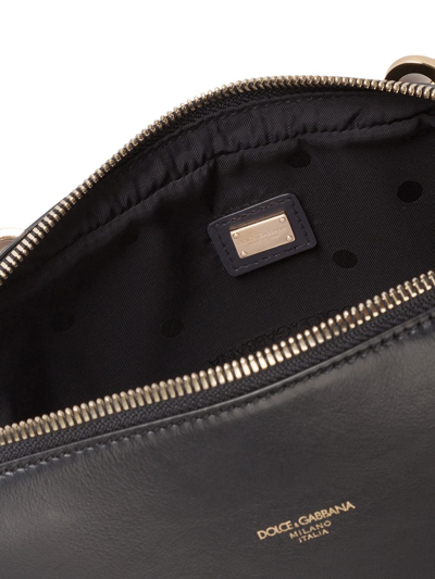Shop Dolce & Gabbana Two-way Zip Detachable Shoulder Bag In Black