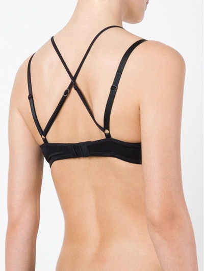 Shop Marlies Dekkers Triangle Balcony Bra In Black