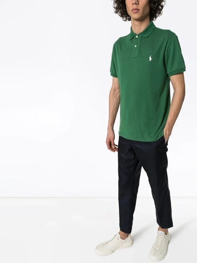 Shop Polo Ralph Lauren Earth Recycled Polo Shirt In Green