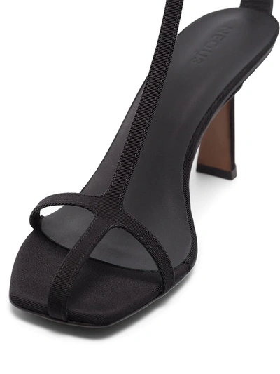 Shop Neous Jumel 80mm Leather Sandals In Black