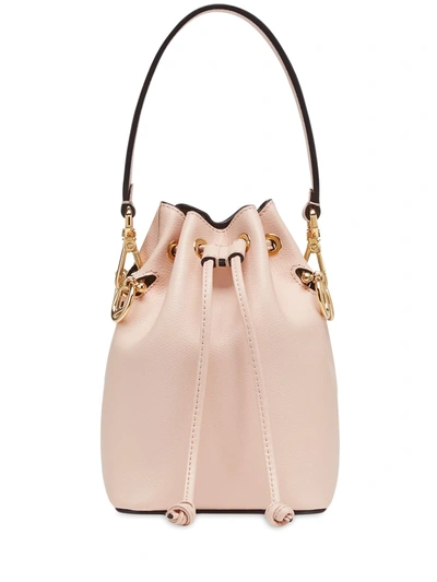 Shop Fendi Mini Mon Tresor Bucket Bag In Pink