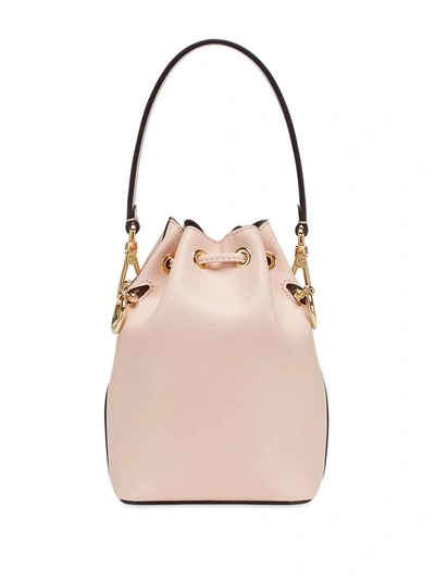Shop Fendi Mini Mon Tresor Bucket Bag In Pink