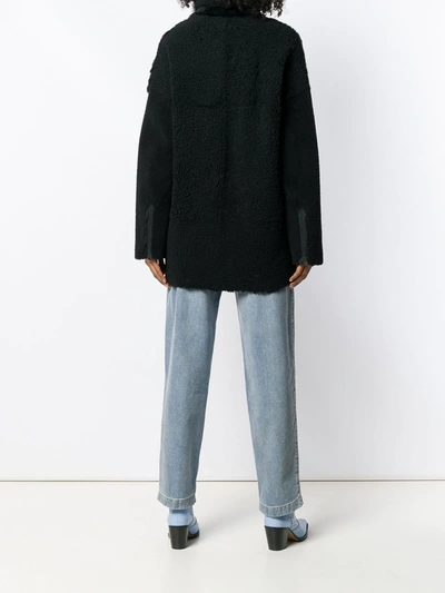 Liska Atlantide Midi Coat In Black