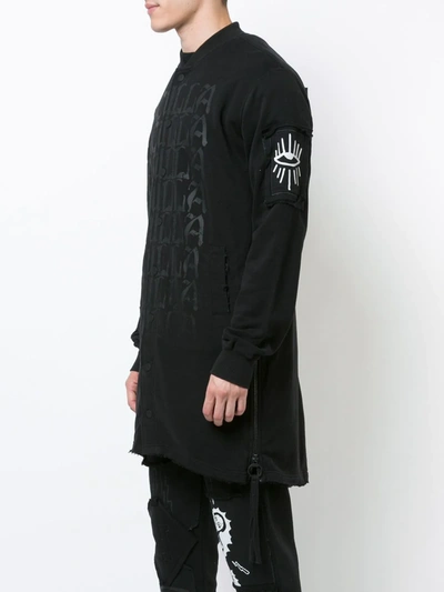 Haculla Shocked 2 Death Long Bomber In Black