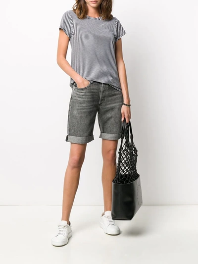 Rag & Bone Boyfriend Denim Shorts In Black