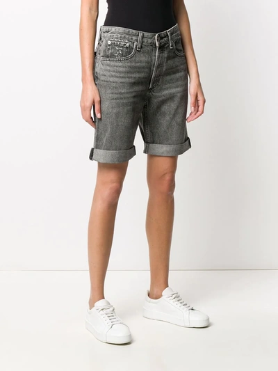 Rag & Bone Boyfriend Denim Shorts In Black