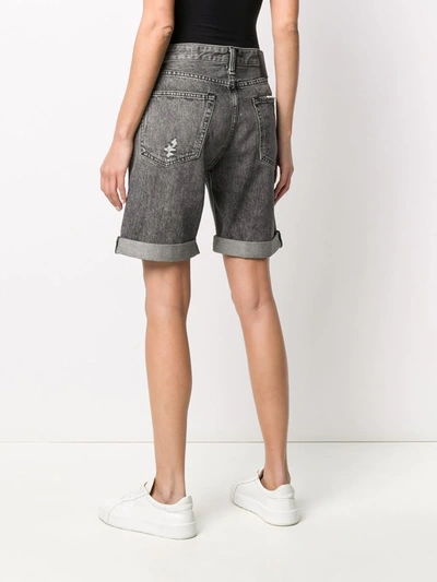 Rag & Bone Boyfriend Denim Shorts In Black