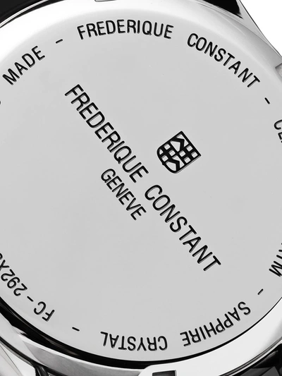 Shop Frederique Constant Classics Quartz Chronograph 40mm In Silver