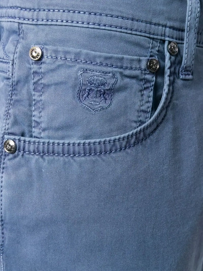 CORNELIANI 直筒长裤 - 蓝色