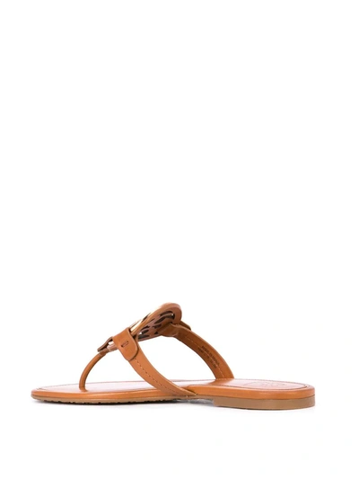 Shop Tory Burch Liana Flat Sandals In Brown