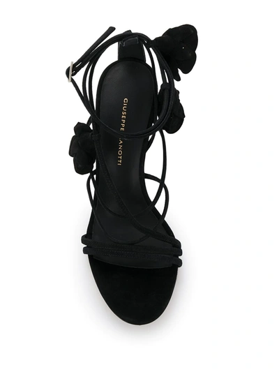 Shop Giuseppe Zanotti Danse Du Feu 105mm Sandals In Black