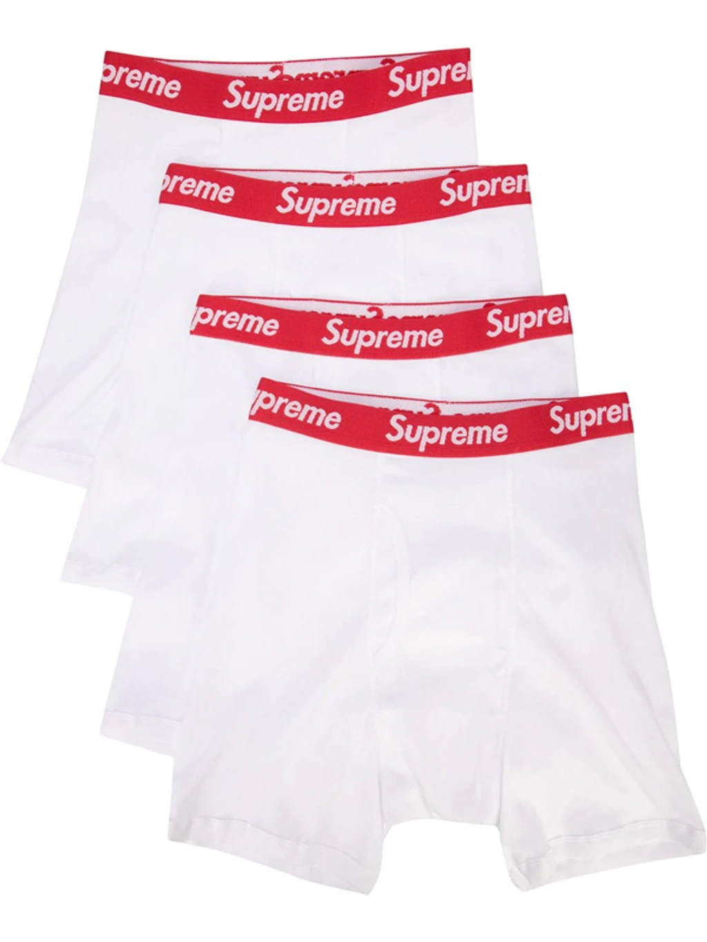 新品 Supreme®/Hanes® Boxer Briefs (4 Pack) Supreme x Hanes Boxer Briefs (4 pack) - White - S, M, L, XL
