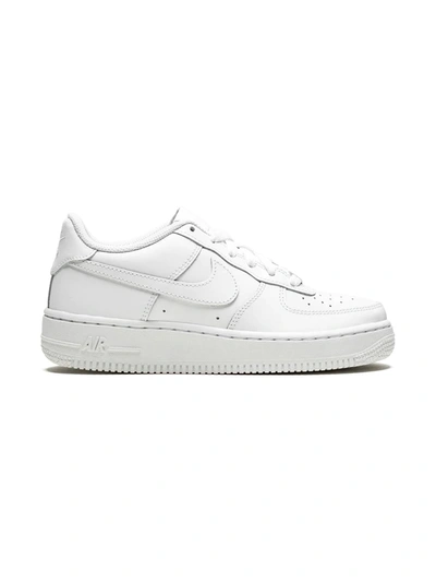 Shop Nike Air Force 1 "white On White" Sneakers