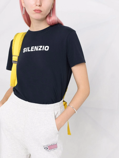 SILENZIO 印花T恤