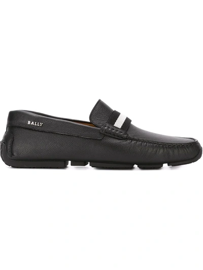 Shop Bally Pearce Loafers In Black