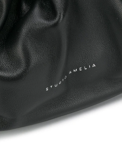 Shop Studio Amelia Drawstring Tote Bag In Black