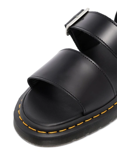 Rick Owens Black Dr. Martens Edition Gryphon High Sandals In Black
