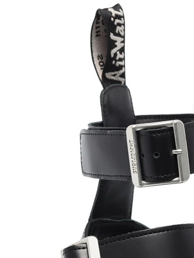 Rick Owens Black Dr. Martens Edition Gryphon High Sandals In Black