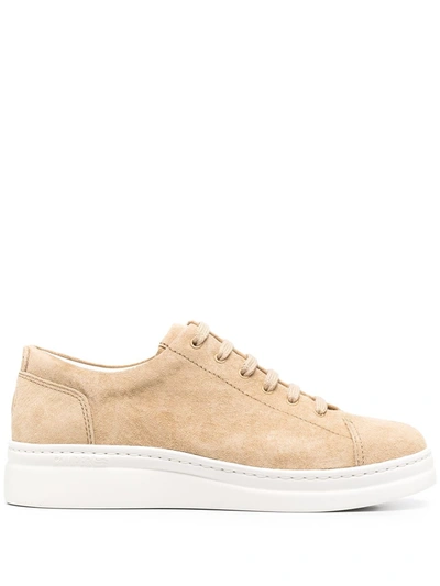 Shop Camper Runner Up Lace-up Sneakers In Neutrals