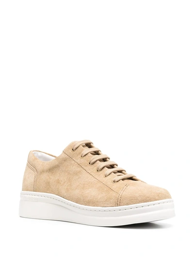 Shop Camper Runner Up Lace-up Sneakers In Neutrals