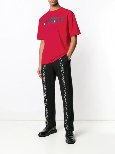 Shop Ktz Mountain Letter T-shirt In Red