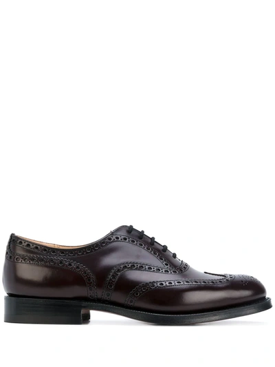 Shop Church's Burwood Oxford Brogues In Brown