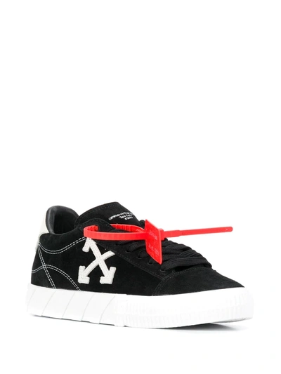 Shop Off-white New Arrows-motif Vulcanized Low-top Sneakers In Black