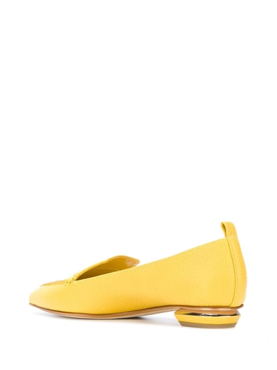 Shop Nicholas Kirkwood Beya Loafers In Yellow