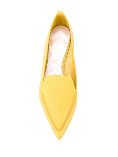 Shop Nicholas Kirkwood Beya Loafers In Yellow